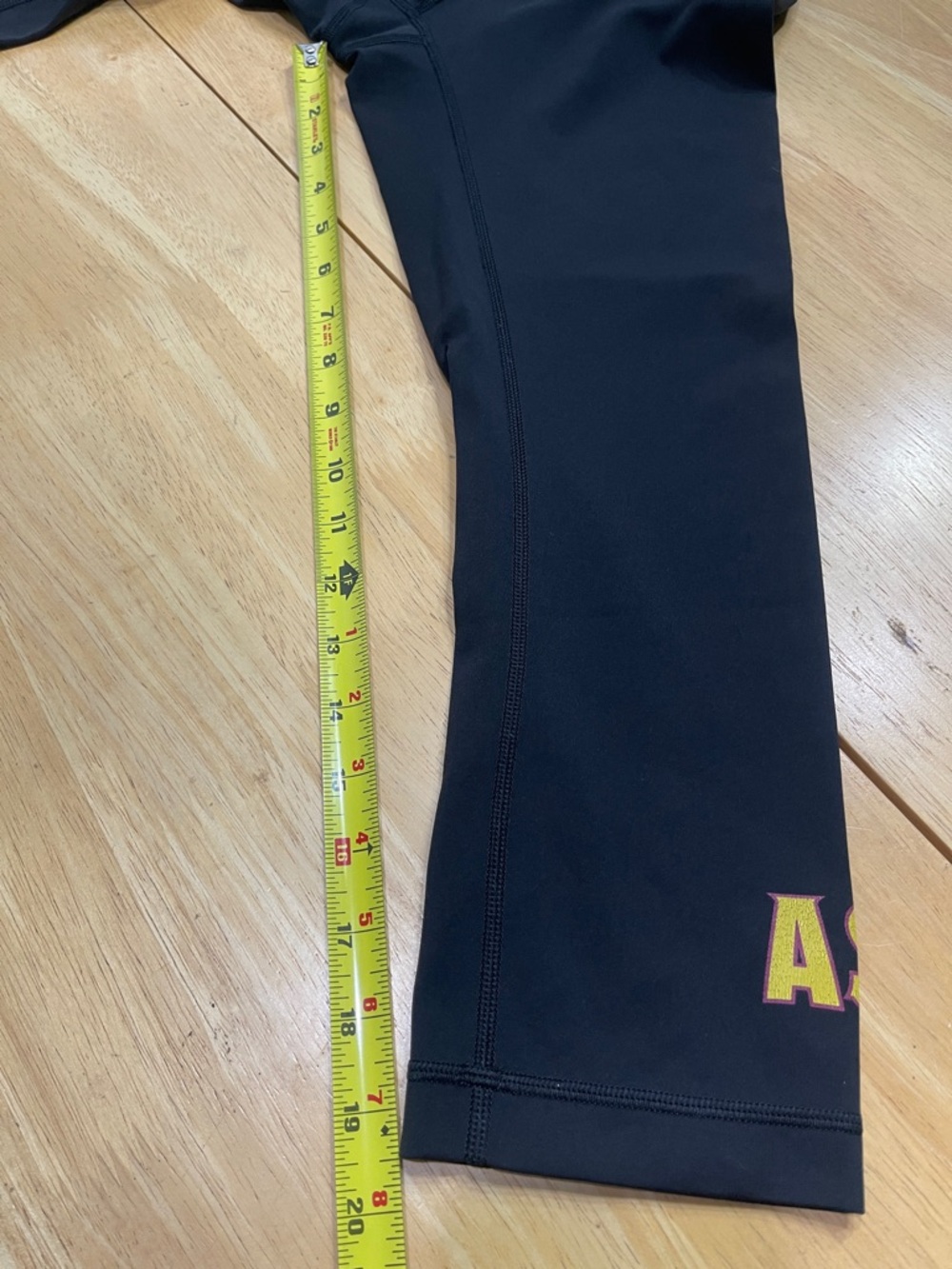 Lululemon ASU Align high-rise cropped Active Leggings in Black Workout Gym Sz 4 - Picture 12 of 12